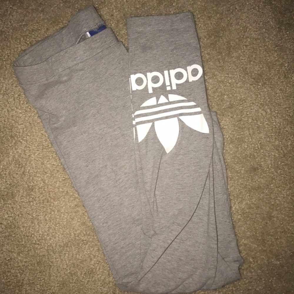 Gray adidas leggings NWOT